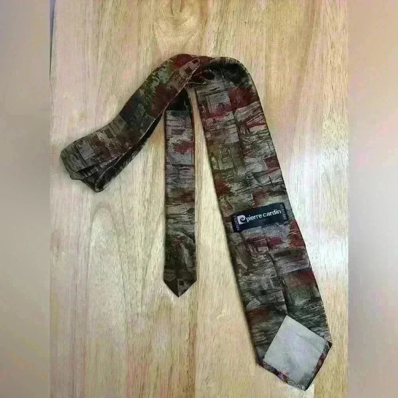 Pierre Cardin‎ Paris Pure Soie Silk Mens Tie - Picture 4 of 9